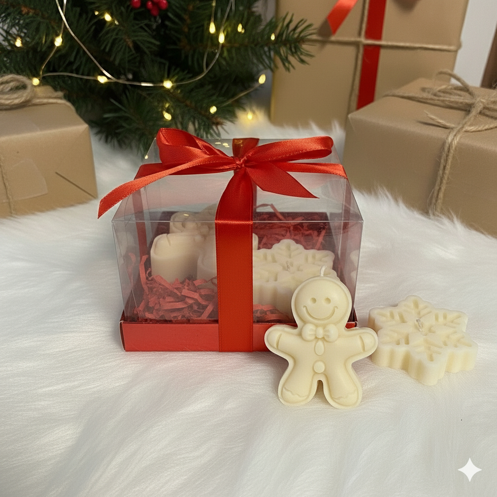 Set cadou de Crăciun - Lumânări parfumate