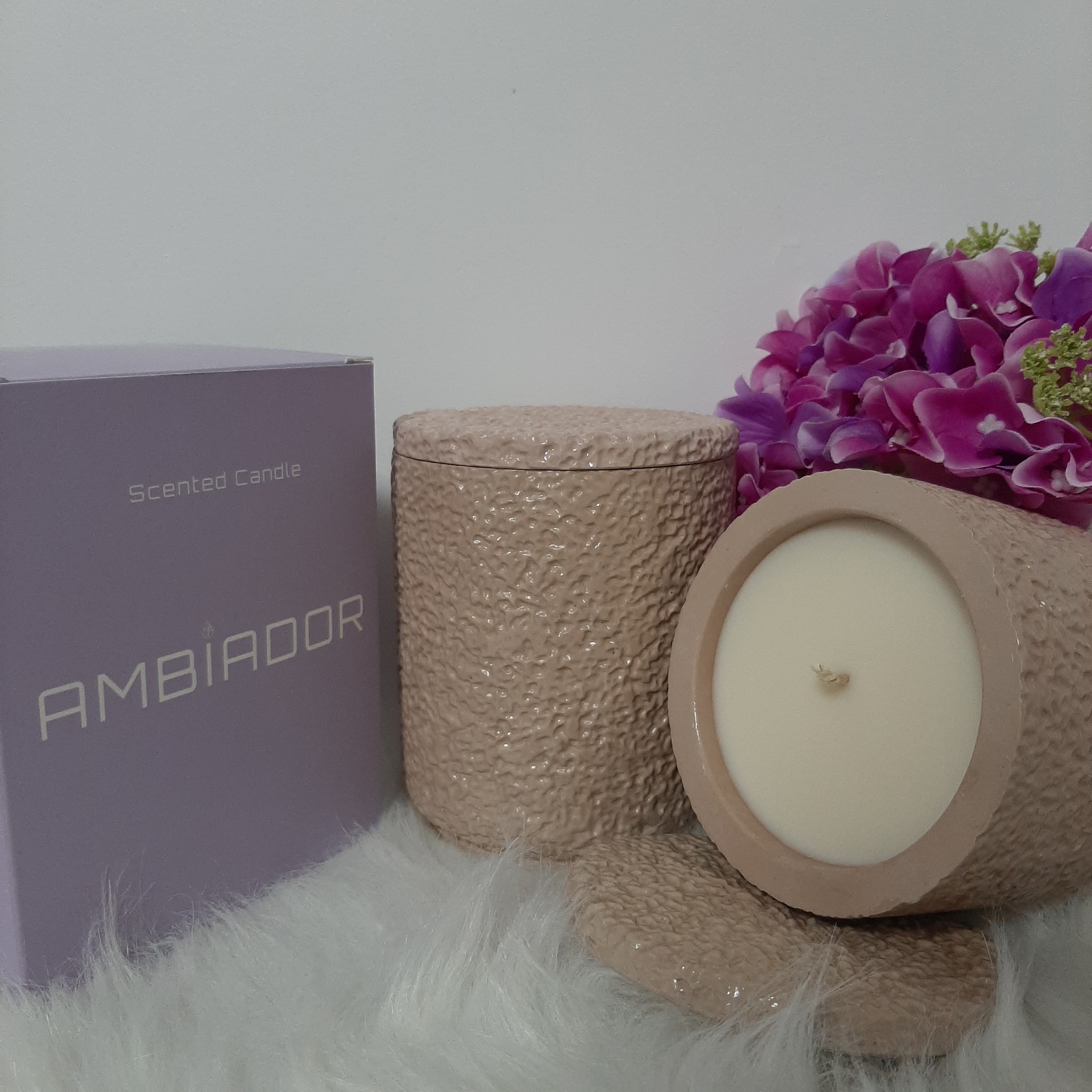 Lumânare parfumată 275g, Ciocolată și portocală