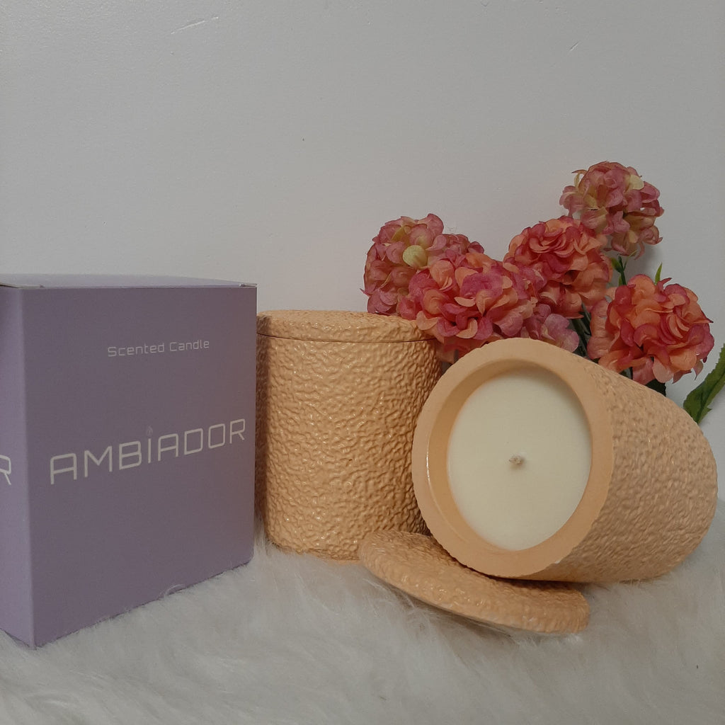 Lumânare parfumată 275g, Cacao și paciuli