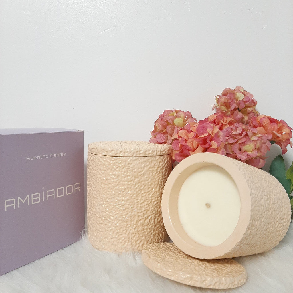 Lumânare parfumată 275g, Cacao și paciuli